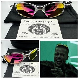 Paperstreetshade Fight Club Tyler Durden NEW Oliver Peoples 523 xmetal Brad Pitt